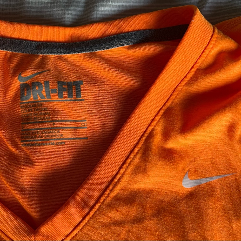 Nike Dri-FIT Orange Short Sleeve Tee